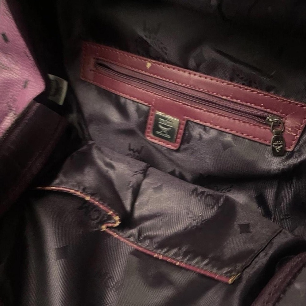 Mcm Lavender Studded Backpack - image 2